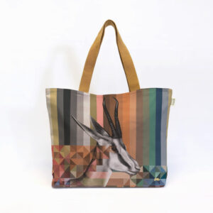 Springbok in Shades of Africa Canvas Bag