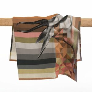 Springbok in Shades of Africa Tea Towel