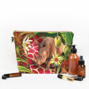 Jungle Rhino Toiletry Bag