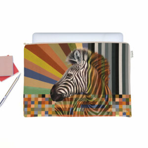 Zebra in Shades of Africa Laptop Bag