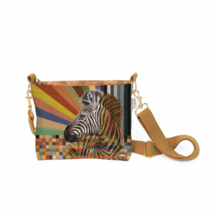 Zebra in Shades of Africa Sling Bag