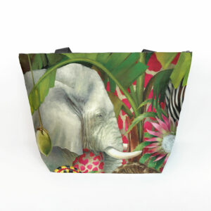 African Jungle Elephant Maxi Bag