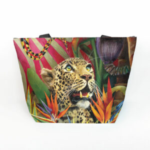 African Jungle Leopard Maxi Bag