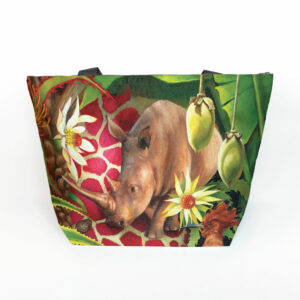 African Jungle Rhino Maxi Bag