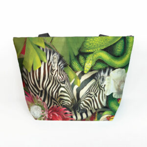African Jungle Zebra Maxi Bag