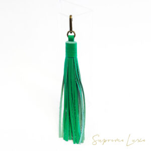 Supreme Luxe Leather Tassel – Amazon Green