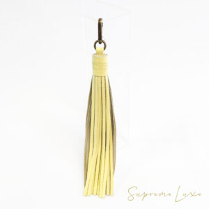 Supreme Luxe Leather Tassel – Baby Yellow
