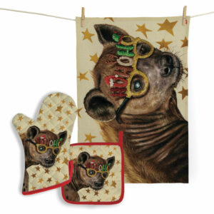 Festive Hyena Kitchen Set