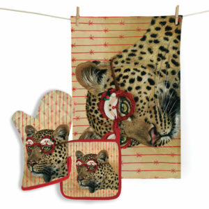 Festive Leopard Kitchen Set