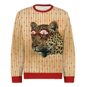 Festive Leopard Sweater