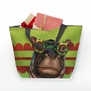 Festive Hippo Maxi Bag