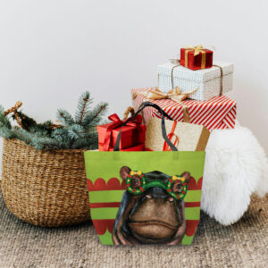 Festive Hippo Recycled Shopper