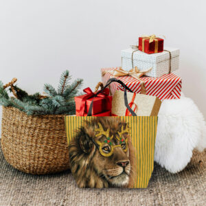 Festive Lion Recycled Shopper