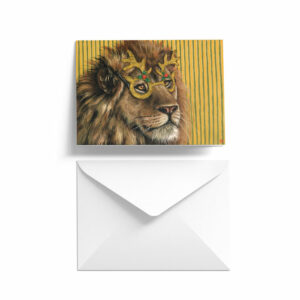 Festive Lion Single Card