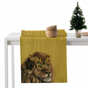 Festive Lion Table Runner