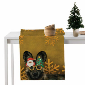 Festive Wild Dog Table Runner
