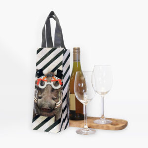 Festive Warthog Recycled Wine Carrier