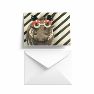 Festive Warthog Single Card