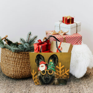Festive Wild Dog Recycled Shopper