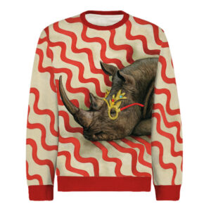 Festive Rhino Sweater