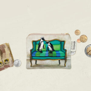 Blue Penguins at Leisure Coin Purse
