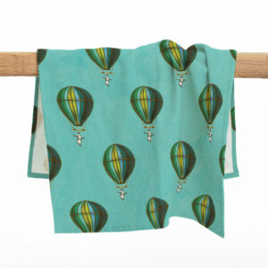 Blue Penguin in Flight Tea Towel